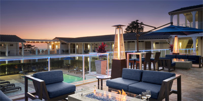 Evening view at Hotel Indigo